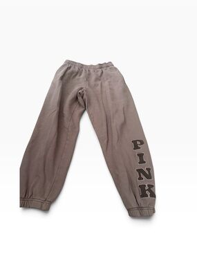 PINK Victoria’s Secret Terry Logo Sweatpants Joggers M
